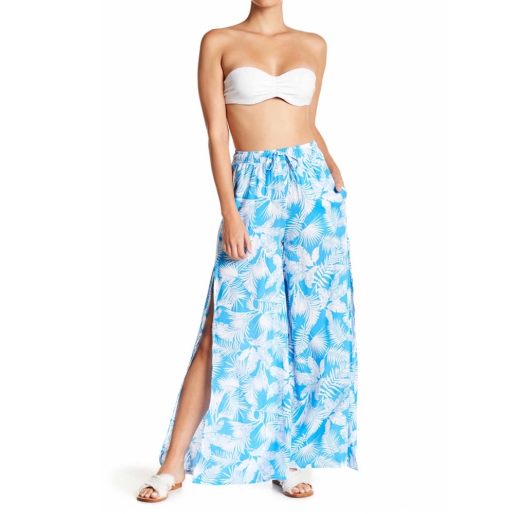 Onia Patterned Wide Leg Pants